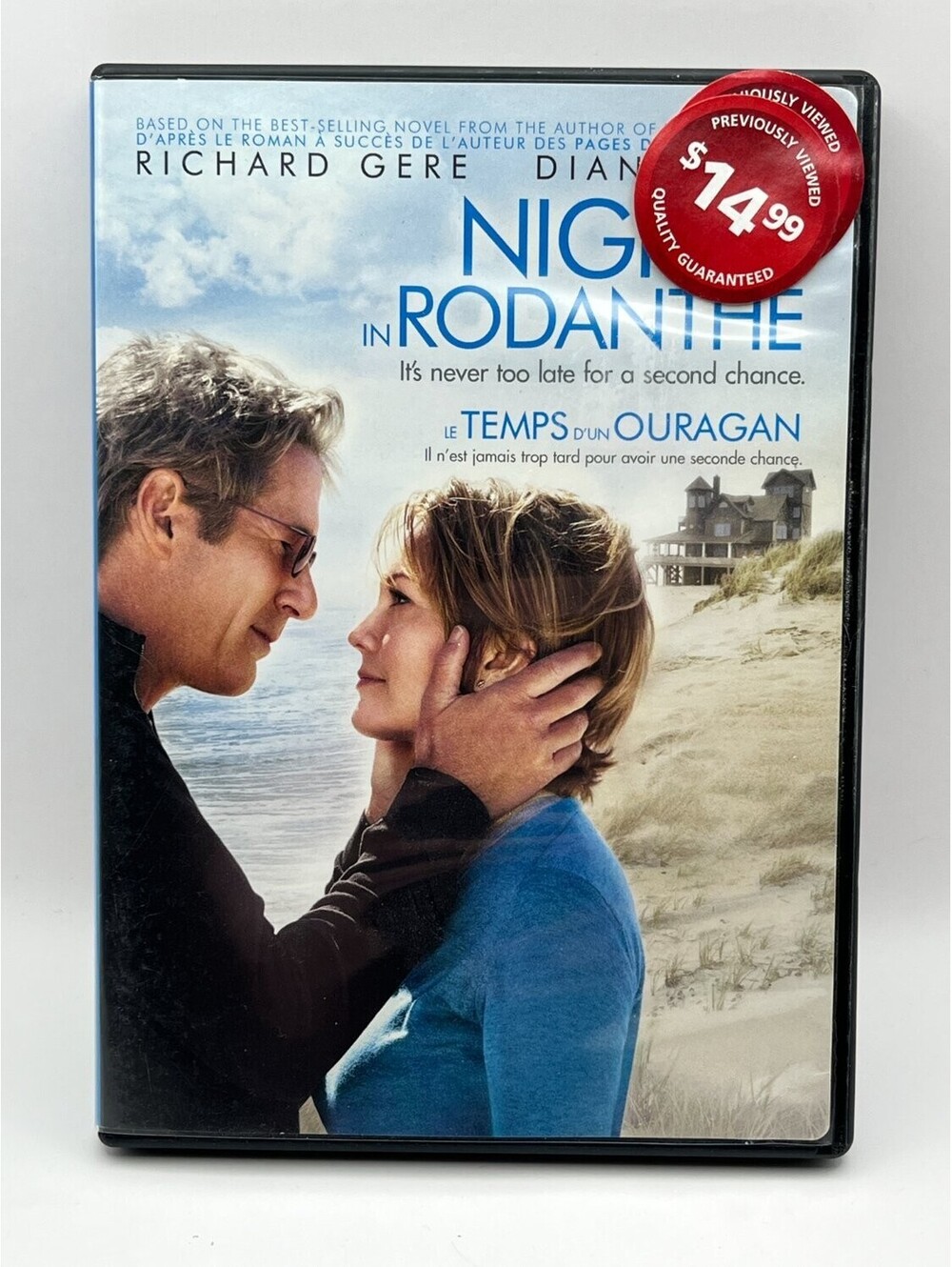 Nights in Rodanthe DVD Canadian Bilingual Edition Richard Gere Drama